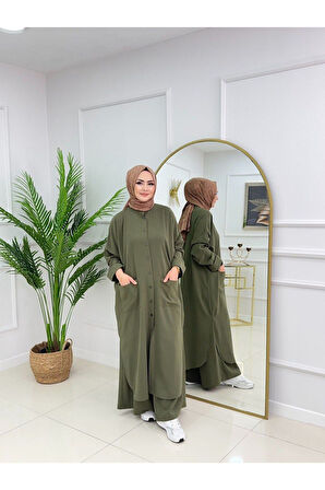 Kadın Tesettür Takım 2'Li Tunik & Pantolon Takımı