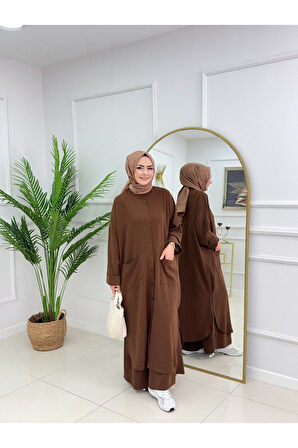 Kadın Tesettür Takım 2'Li Tunik & Pantolon Takımı