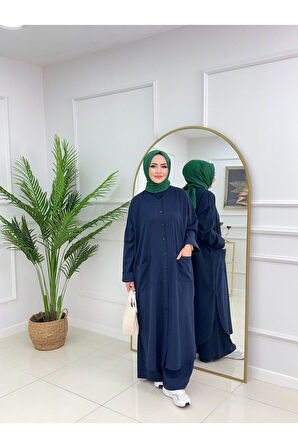 Kadın Tesettür Takım 2'Li Tunik & Pantolon Takımı
