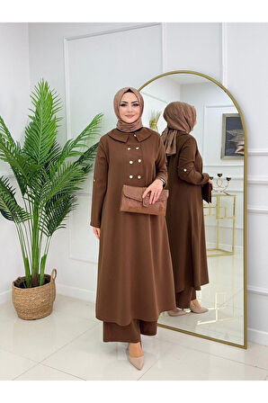 Kadın Tesettür Takım 2'Li Tunikli & Pantolon Takımı
