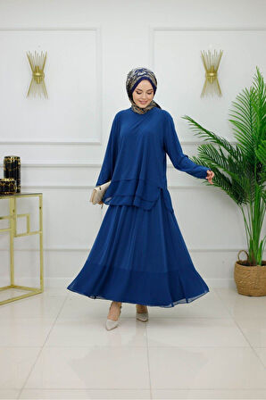 Kadın Tesettür Takım 2'Li Etek & Bluz Takımı