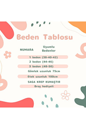 Kadın Tesettür Takımı 2'Li Gömlek & Etek Takımı