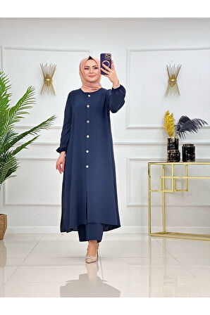 Kadın Tesettür 2'Li Takım Tunik & Pantolon