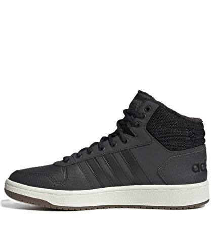 Adidas Hoops 2.0 Mid Erkek Spor Ayakkabı Siyah