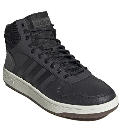 Adidas Hoops 2.0 Mid Erkek Spor Ayakkabı Siyah