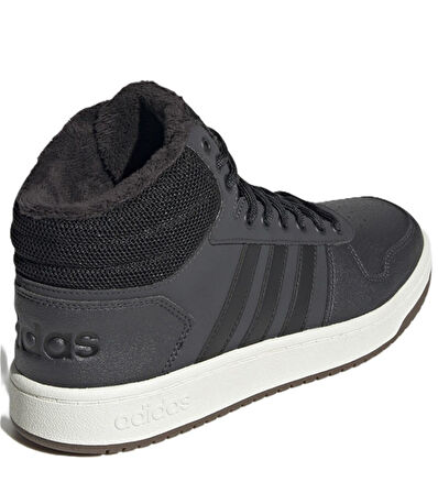 Adidas Hoops 2.0 Mid Erkek Spor Ayakkabı Siyah