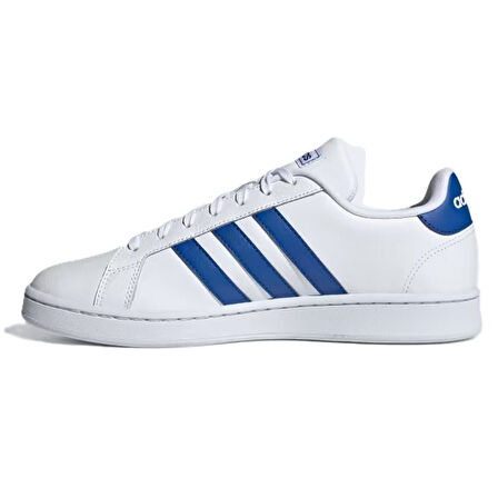 Adidas Grand Court Mens Leather Sneaker Hakiki Deri Erkek Günlük Spor Ayakkabı Beyaz
