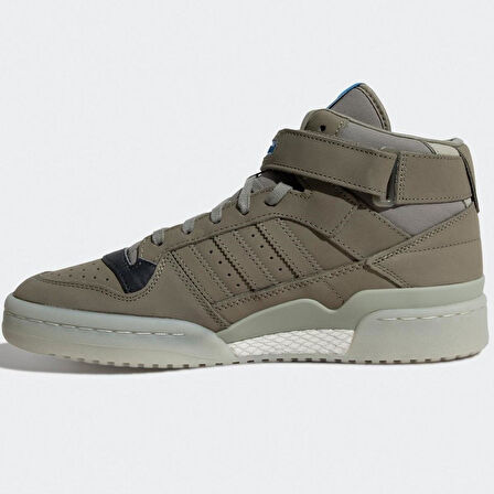 Adidas Orijinal Forum Mid Leather Sneaker Bilekli Hakiki Deri Günlük Spor Ayakkabı Haki