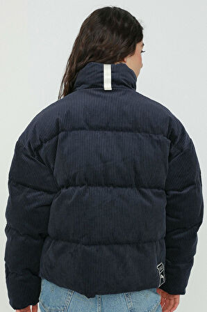 Puma X Vogue Oversize Women's Puffer Jacket Navi Kadın Büyük Beden Kaz Tüyü Şişme Ceket Lacivert