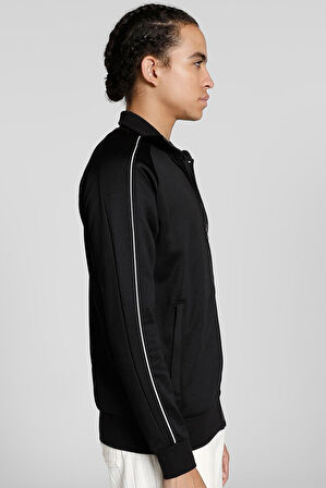 Puma X Pokemon T7 Ful Zip Jacket Erkek Pokemon Grafikli Spor Ceket Siyah