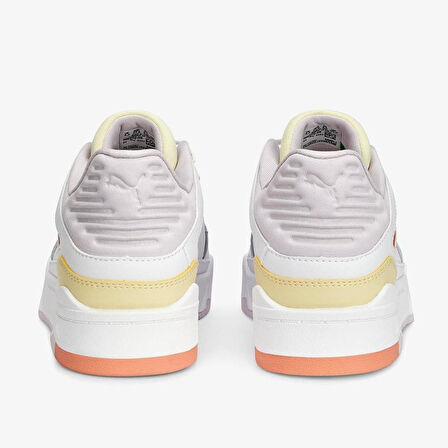 Puma Slipstream Women White Yellow Leather Sneaker Beyaz Sarı Kadın Hakiki Deri Günlük Spor Ayakkabı