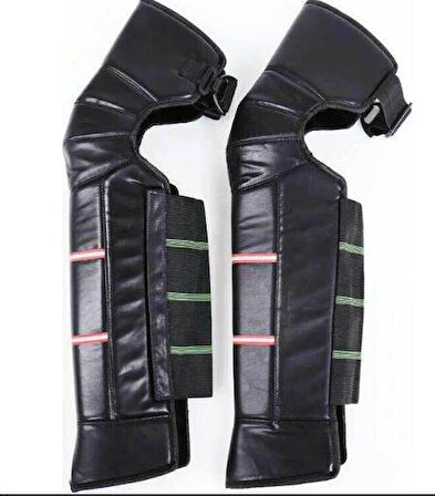 Bike sky Diz & Bacak Koruma Deri Reflektörlü Yağmur & Rüzgar & Soğuğa Karşı Yüksek seviye korumalı 