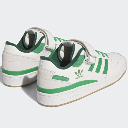 Adidas Forum Low Leather Unisex Sneaker White Green Unisex Hakiki Deri Günlük Spor Ayakkabı Beyaz Yeşil