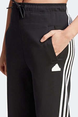 Adidas Sportswear Future Icons Three Stripes Open Hem Pant Sweatpants Kadın Eşofman Altı Siyah
