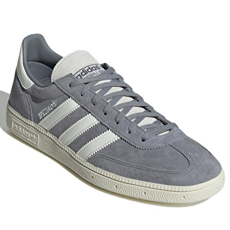 Adidas Originals Handball Spezial Leather Unisex Sneaker Hakiki Deri Unisex Günlük Spor Ayakkabı Gri