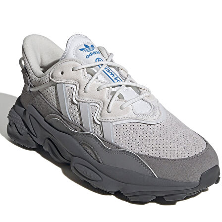 Adidas Ozweego Leather Mens Sneaker Hakiki Deri Erkek Günlük Spor Ayakkabı Gri