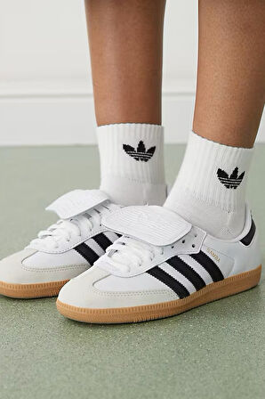 Adidas Samba Leather Sneaker Unisex Hakiki Deri Günlük Spor Ayakkabı Beyaz Siyah