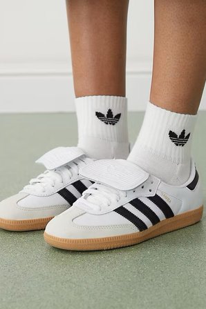 Adidas Samba Leather Sneaker Unisex Hakiki Deri Günlük Spor Ayakkabı Beyaz Siyah