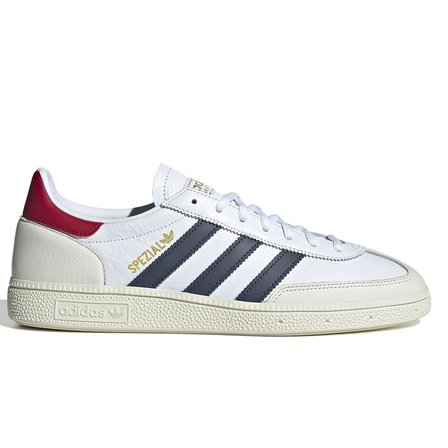 Adidas Handball Spezial Leather Mens Sneaker White Erkek Hakiki Deri Günlük Spor Ayakkabı Beyaz