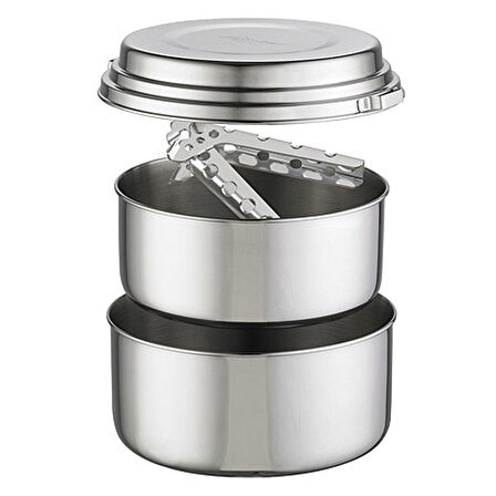 MSR Alpine 2 Pot Set Yemek Seti Gümüş