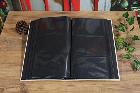 NRCN 10x15 cm 300'lük Koton Desenli Lüks Fotoğraf Albümü (Krem)