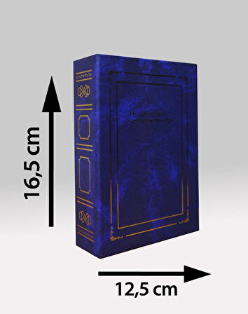 NRCN 10x15 cm 100'lük Ciltbezli Deluxe Fotoğraf Albümü (Lacivert)
