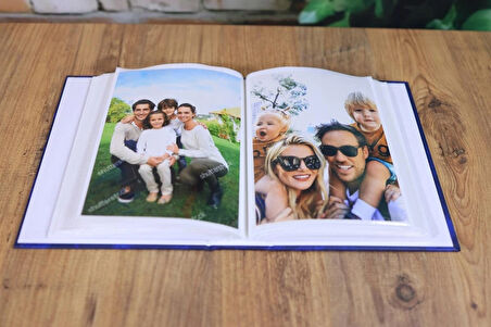 NRCN 13x18 cm 100’lük Ciltbezli Deluxe Fotoğraf Albümü (Lacivert)