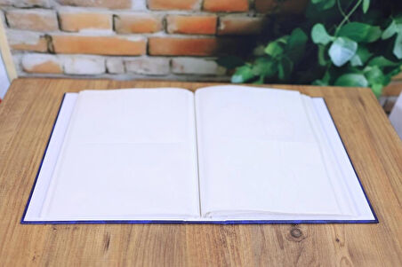 NRCN 13x18 cm 200’lük Ciltbezli Deluxe Fotoğraf Albümü (Lacivert)