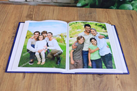 NRCN 15x21 cm 100’lük Ciltbezli Deluxe Fotoğraf Albümü (Lacivert)