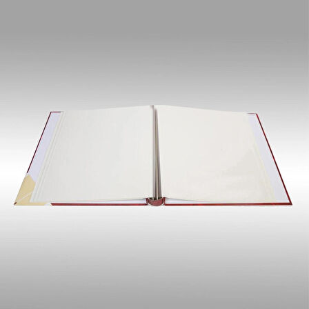 NRCN 20 Yaprak [40 SAYFA]-31X32 cm Manyetik Yapışkanlı Ciltbezli Fotoğraf Albümü (Bordo)