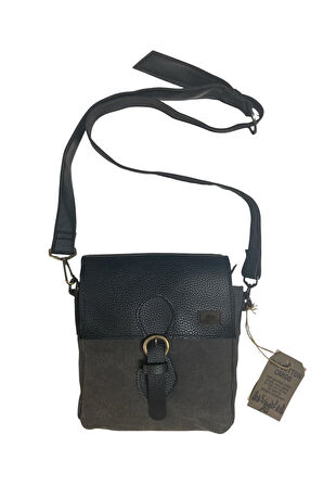 Kaliteli Su Geçirmez Unisex Küçük Kanvas Günlük Postacı Çantası 20 cm x 20 cm