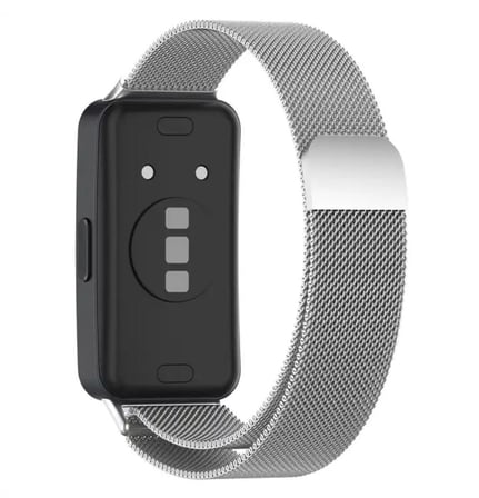 Huawei Band 8 Kordon Metal Mıknatıslı Hasır Kayış