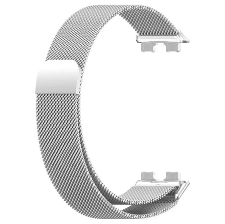 Huawei Band 8 Kordon Metal Mıknatıslı Hasır Kayış