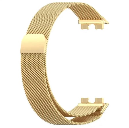 Huawei Band 8 Kordon Metal Mıknatıslı Hasır Kayış