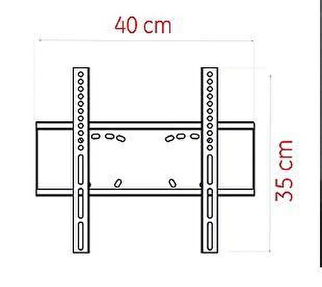 ULTİMATE T4035 26''-40'' Lcd/led/tv Sabit Askı Aparatı