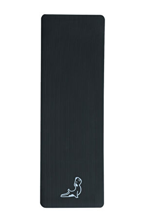 Comfort Serisi Siyah 10 mm NBR Egzersiz Matı
