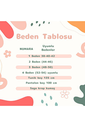 Kadın Tesettür Giyim 2'Li Takım Tunik & Pantolon