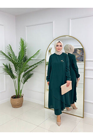 Kadın Tesettür Takım 2'Li Takım Tunik&Pantolon
