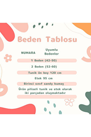 Kadın Tesettür Takım 2'Li Takım Tunik & Pantolon