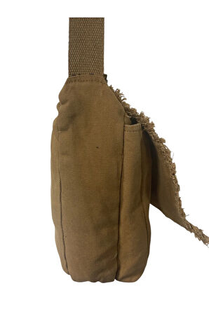 Vintage Salaş Orta Boy Unisex Günlük Çapraz Postacı Tablet Çantası M 32 Cm X 27 Cm