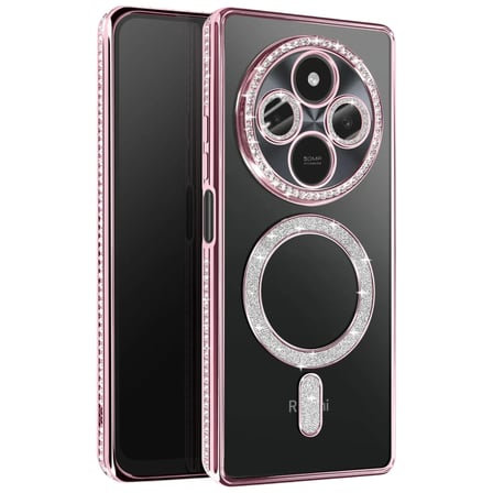 Xiaomi Redmi 14C Joke Simli Magneticsafe Kılıf - Pembe