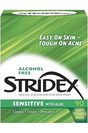 Strıdex Sensıtıve Whıt Aloe Akne Kremli Pads 90 Adet