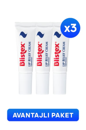 Lip Relief Cream 6ml - Dudak Bakım Kremi & Ruj Öncesi Balsam – Nem, Pürüzsüzlük, Spf15 X3