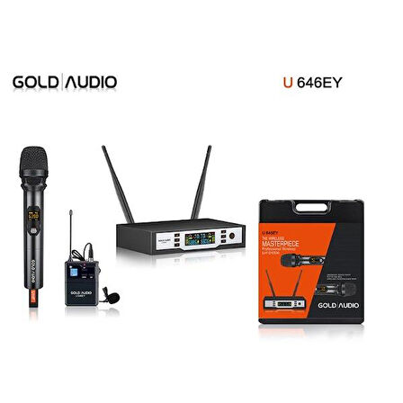 U 646 EY UHF - El+Yaka Mikrofon - Gold Audio