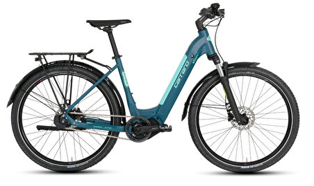 Carraro E-Flow X Nex-5 Di2 Hd Elektrikli Şehir Bisikleti (Turkuaz-Su Yeşili)