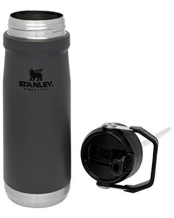 Stanley The IceFlow Flip Straw Water Bottle Pipetli Termos 0,5 L Füme