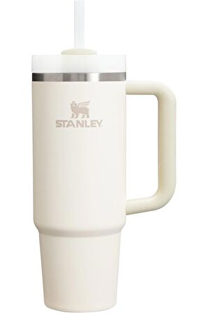 Stanley 40oz Paslanmaz Çelik H2.0 FlowState Quencher Termos Krem- 1.18Lt