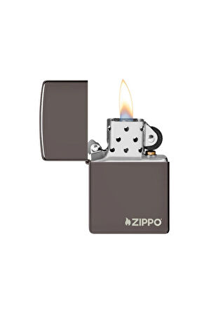 Zippo Çakmak Logo Black ice Buz Siyahı 150zl