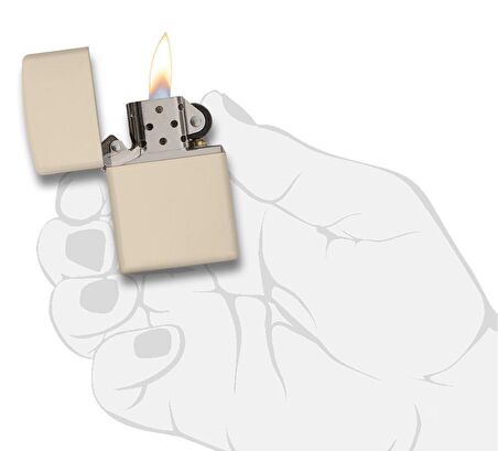 Zippo Çakmak Regular Cream Matte 216