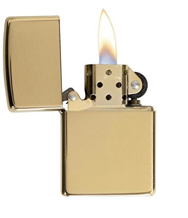 Zippo Çakmak Hi Polish Brass Armor Heavy 169-000030